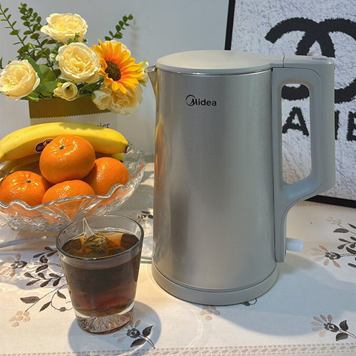 Midea/美的 MK-SH17X103烧水壶家用新款304不锈钢大容量电热水壶