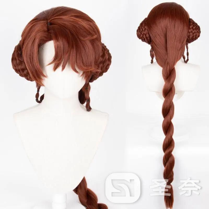 【圣奈】  孙尚香 代号鸢 造型款cos假发 110cm仿真螳螂窝