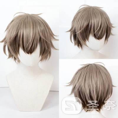 圣奈Alban Knox vTube虚拟偶像cos假发渐变造型款重量:166g短发
