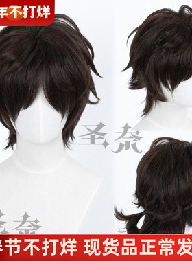 【圣奈】棘刺 明日方舟 造型款cos假发 打毛扎辫 引星