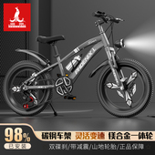 凤凰儿童自行车男孩女10到15岁6 12岁中大童单车学生变速山地车
