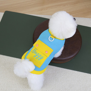 糖果口袋棉衣马甲 25秋冬DB 比熊外套泰迪棉服约克夏 包邮 三件