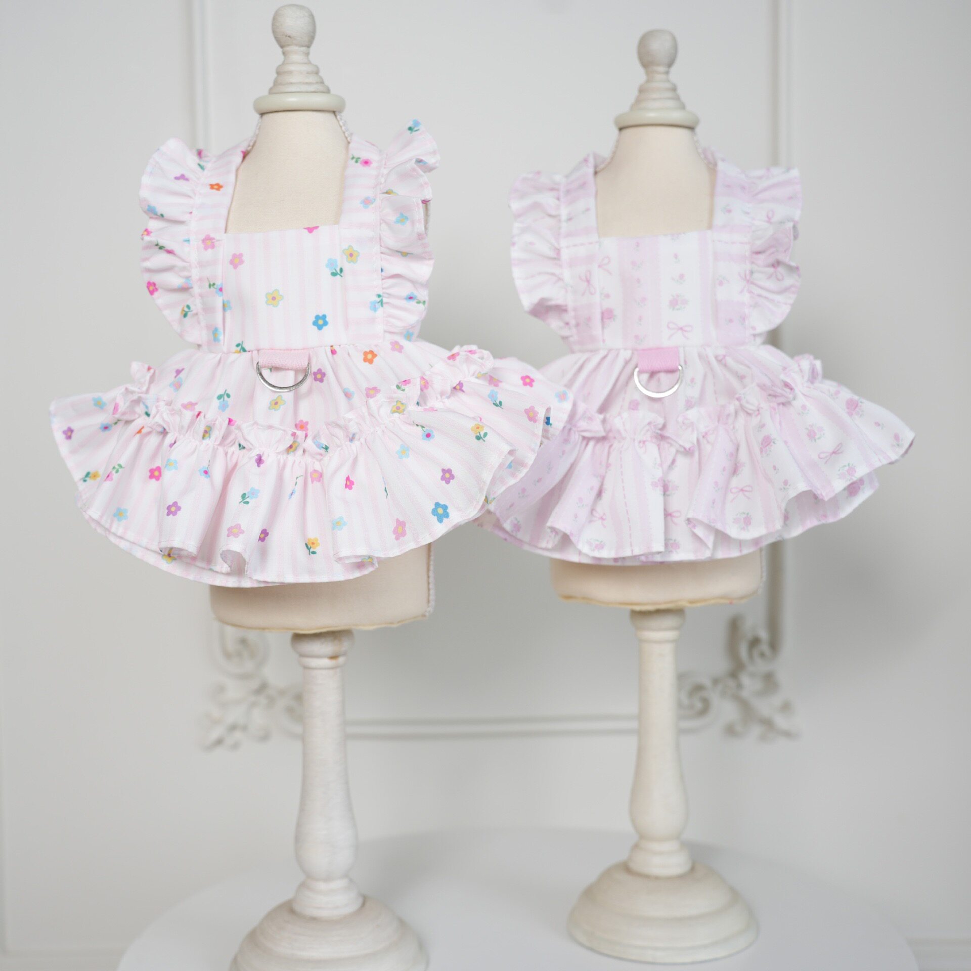 26春夏新品！棒棒糖de可可爱爱小碎花连衣裙比熊裙子泰迪公主裙