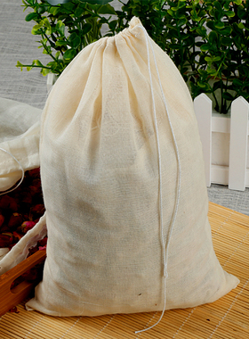 大号10个30*40cm纯棉纱布袋卤料调料袋煎药中药袋煲汤隔渣过滤袋