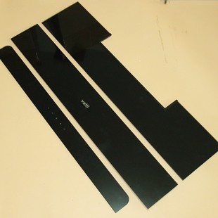 华帝油烟机628 639BH配件黑色钢化耐高温防爆玻璃破损裂 632A