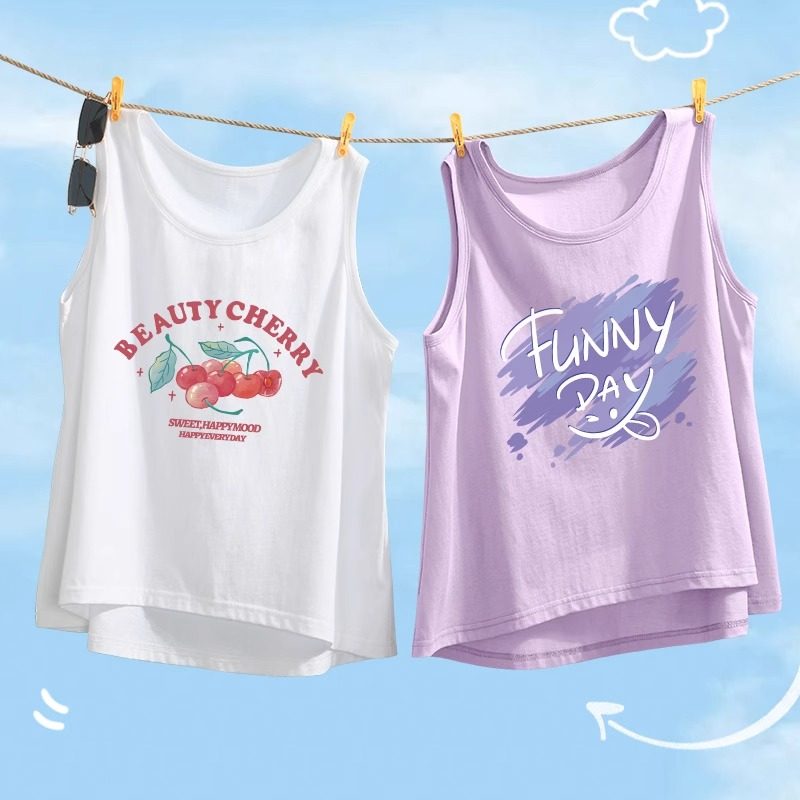 无袖运动背心女夏季内搭女小吊带多巴胺宽松学生小众上衣女外穿夏,女装/女士精品,T恤,淘宝优惠券,粉丝福利购,淘宝优惠卷