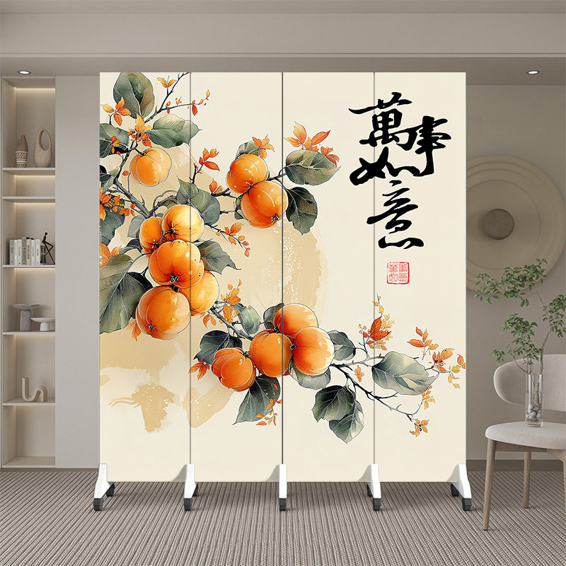 简约入户屏风隔断客厅进门遮挡卫生间玄关办公室折叠移动创意折屏