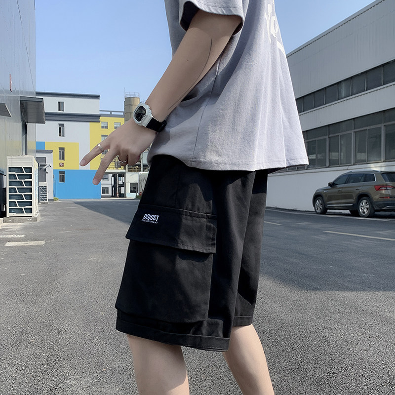 工装五分短裤男夏季短裤