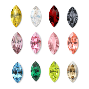 2MM 施华洛花式 一 石奥钻 美甲钻华子超闪正品 4228马眼 3MM