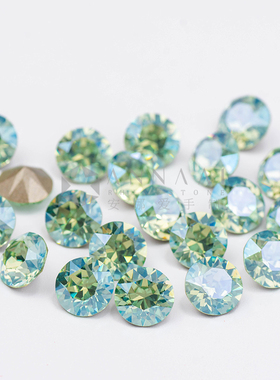 尖底钻 SS39 238MOL贵橄榄月光 华子美甲钻奥地利水晶正品奥钻