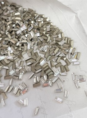 花式石 4501 5x2.5MM 001白色 美甲钻DIY奥钻华子堆钻超闪