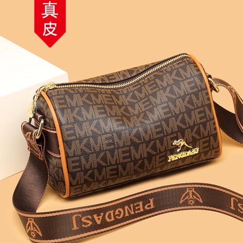 香港品牌真皮女包宽带枕头包