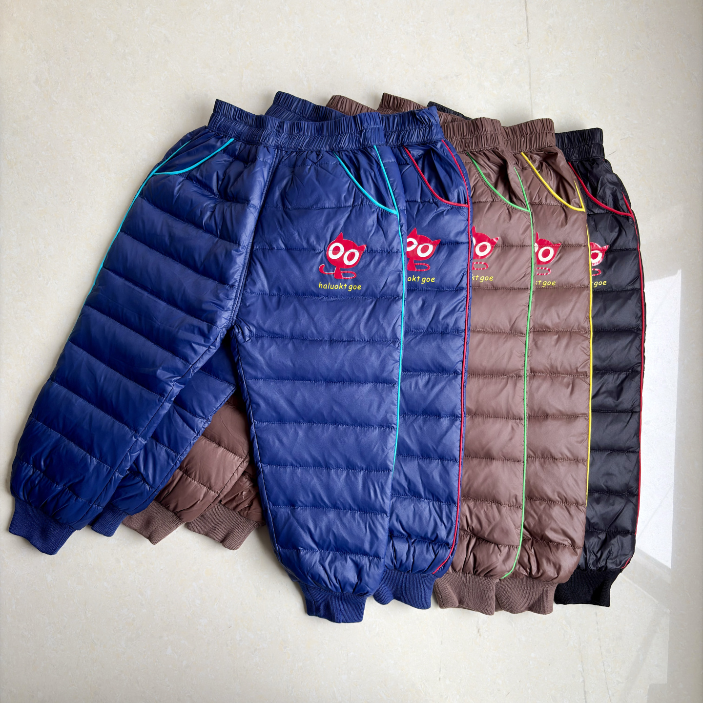 轻薄羽绒裤男宝白鸭绒保暖