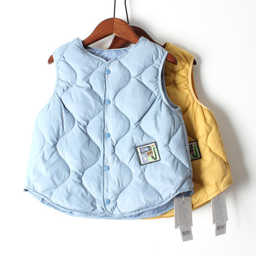 轻薄羽绒马甲保暖纯色