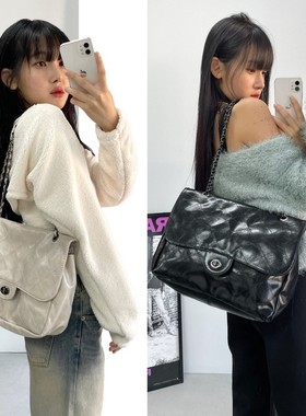 现货韩国品牌「acubi-club」同款 Y2K辣妹高级感单肩斜跨包通勤包