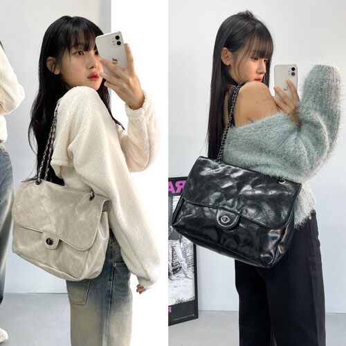 现货韩国品牌「acubi-club」同款 Y2K辣妹高级感单肩斜跨包通勤包