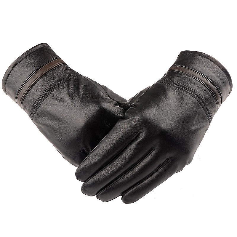 特价真皮手套男士绵羊皮冬季加绒加厚保暖女士韩版骑车薄款皮手套