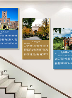 校园走廊墙贴高清画面