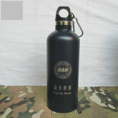 户外保温水壶圆形小口随身不锈钢双层车载杯子500ml可激光打字标