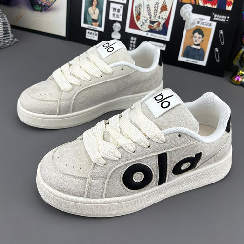 百搭厚底男女小白鞋潮牌