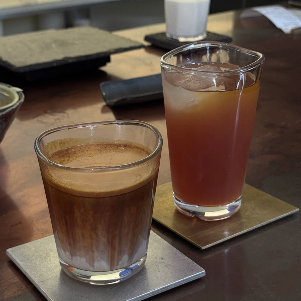 耐高温冰拿铁美式玻璃杯设计师款复古Dirty咖啡杯简约商用饮品杯