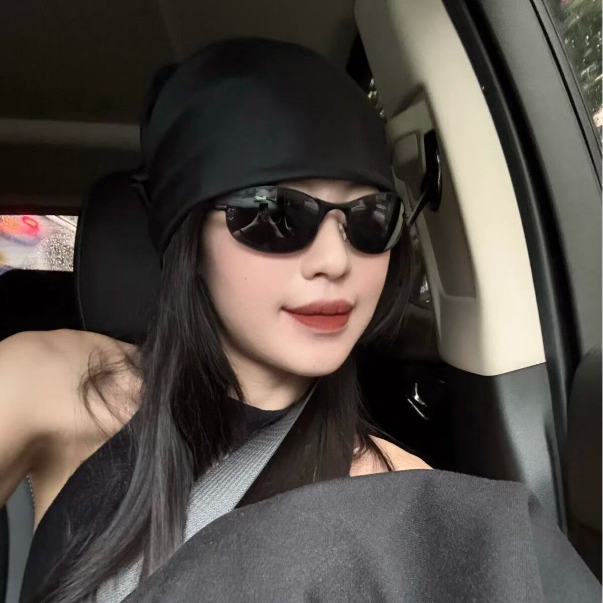 新款欧美骑行墨镜女高级感未来科技辣妹防风防紫外线太阳眼镜男潮