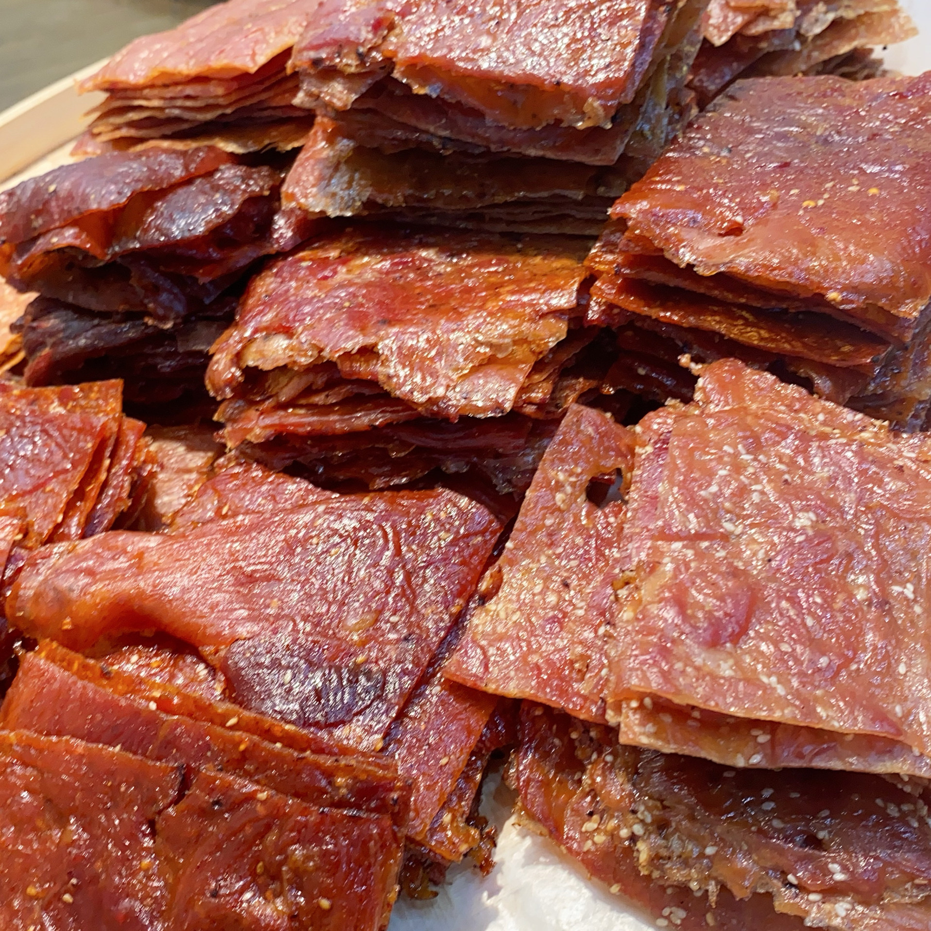 250g猪肉脯潮汕特产零食无添加剂风味风干猪肉干