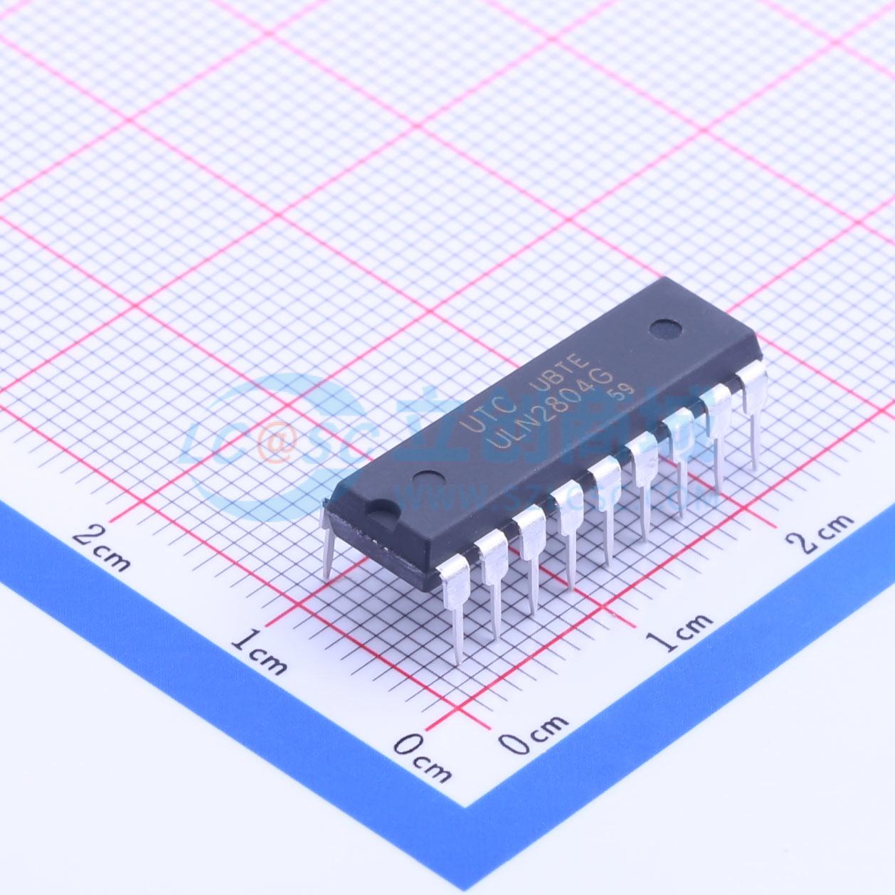 ULN2804G-D18-T UTC(友顺) DIP-18 达林顿晶体管阵列 现货