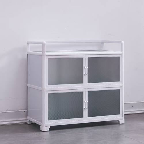 厨房置物架家用餐边柜铝合金柜子