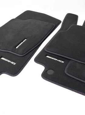 Turbo汽车脚垫适用于奔驰新A级脚垫A45amgB级脚垫B200老款A级进口