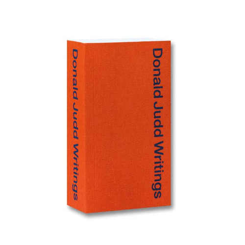 预售 Donald Judd Writings Judd Foundation MACK 英文原版进口艺术图书 华源时空