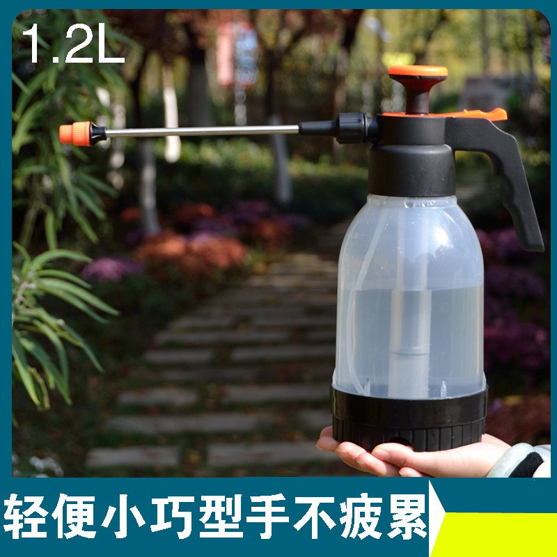 便携气压式浇花喷壶园艺喷雾瓶高压喷水壶压力消毒喷雾器厚不疲累