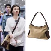 马思纯同款 包女大容量蒋奇明同款 循迹旅行hobo包通勤电脑包斜挎包