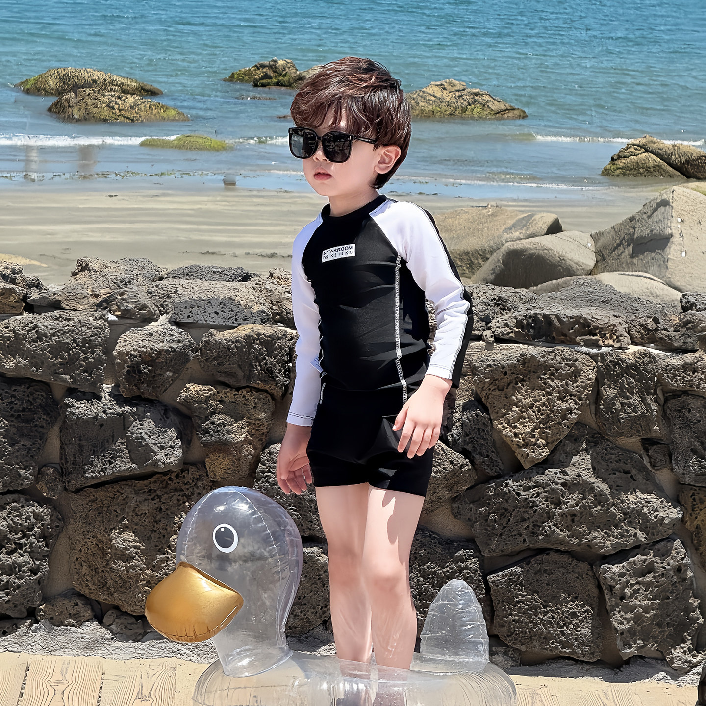 男童泳衣分体式儿童长袖速干游泳衣韩国男孩宝宝海边度假防晒泳装,童装/婴儿装/亲子装,泳衣裤,淘宝优惠券,粉丝福利购,淘宝优惠卷