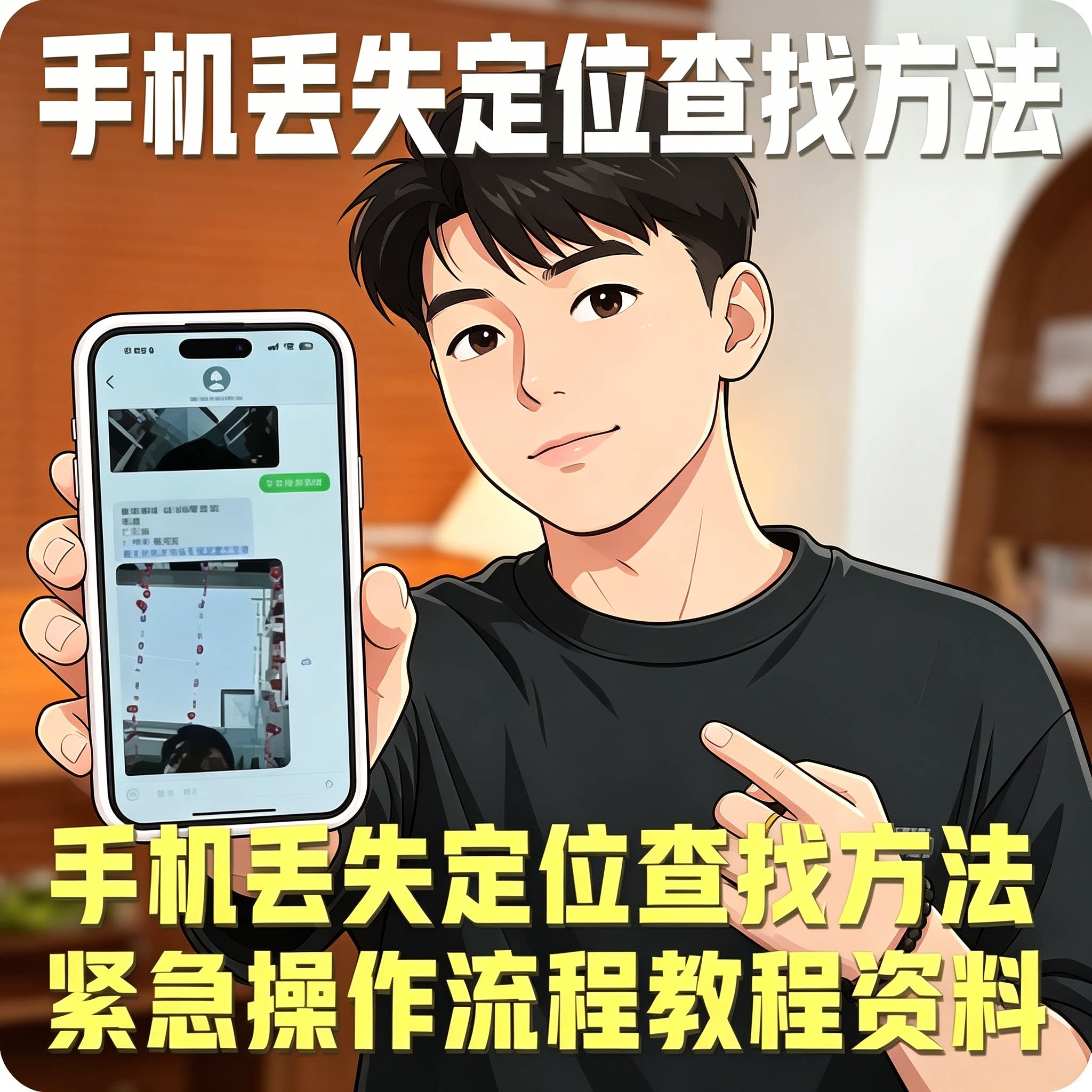 手机丢失定位找回操作图文教程设刻录盘个性化服务