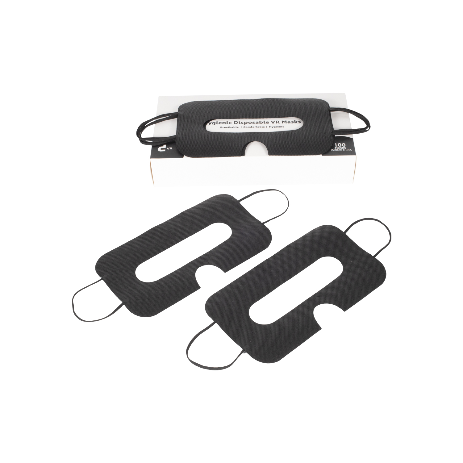 黑色vr眼罩htc vive quest 2 pico等通用智能VR设备眼镜亲肤加厚