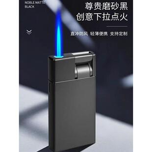 高端50支金属直冲防风打火机新品商务一次性定制订做刻字广告批发