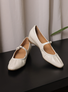 CX澳洲植鞣头层羊皮！2026新款老钱风超软奶奶鞋通勤玛丽珍单鞋女