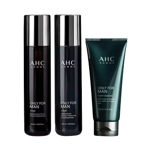 【情人节礼物】AHC男士护肤套装男生水乳三件套洗面奶正品旗舰店