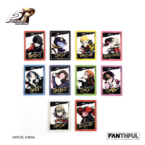【P5R】亚克力透卡盲包 女神异闻录5皇家版盲盒谷子周边FANTHFUL