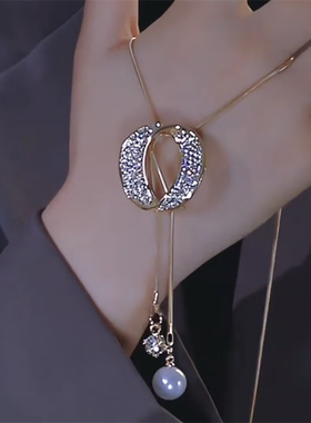 韩版毛衣链轻奢高级感设计配饰