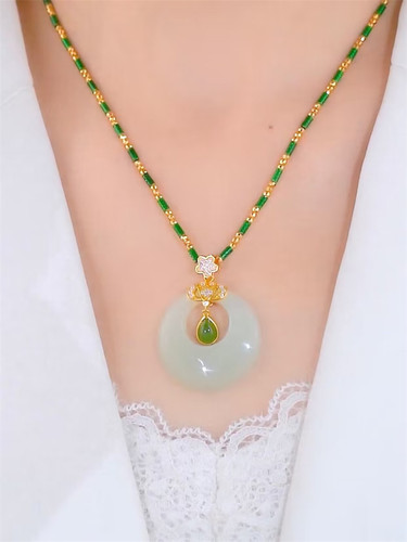 姿茉时尚百搭水滴之心吊坠