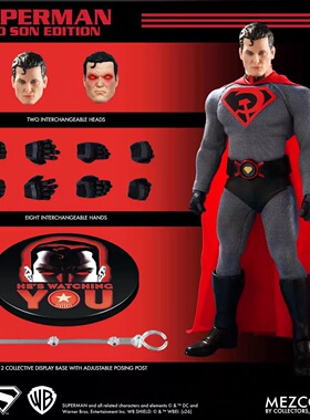 【非现货】定金 Mezco 蚂蚁 红子超人 再版 one12 1/12可动人偶
