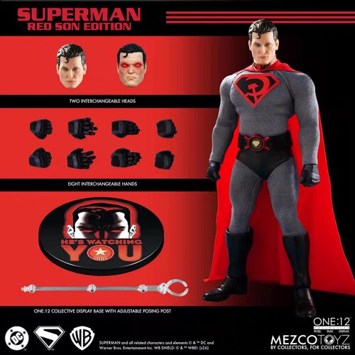 【非现货】定金 Mezco 蚂蚁 红子超人 再版 one12 1/12可动人偶