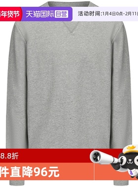 【自营】Nike耐克男长袖运动休闲刺绣灰色圆领套头衫FZ0221-063