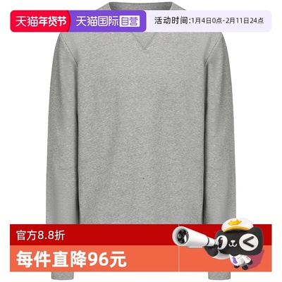 【自营】Nike耐克男长袖运动休闲刺绣灰色圆领套头衫FZ0221-063