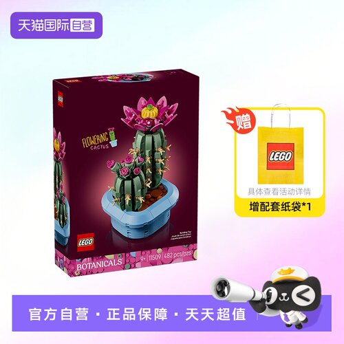 乐高积木植物11509仙人掌盆栽