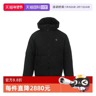 【自营】KENZO男士25年秋冬Logo徽标纯色休闲连帽拉链羽绒服外套