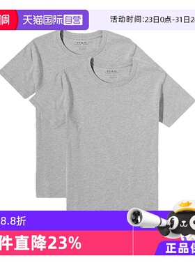 【自营】RALPH LAUREN男士休闲打底短袖T恤714835960 003灰色