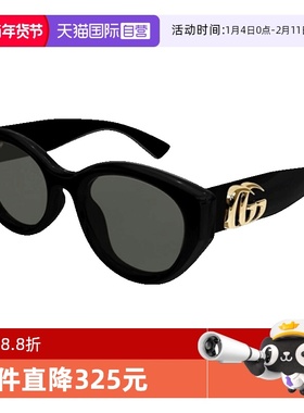 【自营】GUCCI古驰墨镜女GG1976SK板材圆形韩版太阳镜男GG1829SK